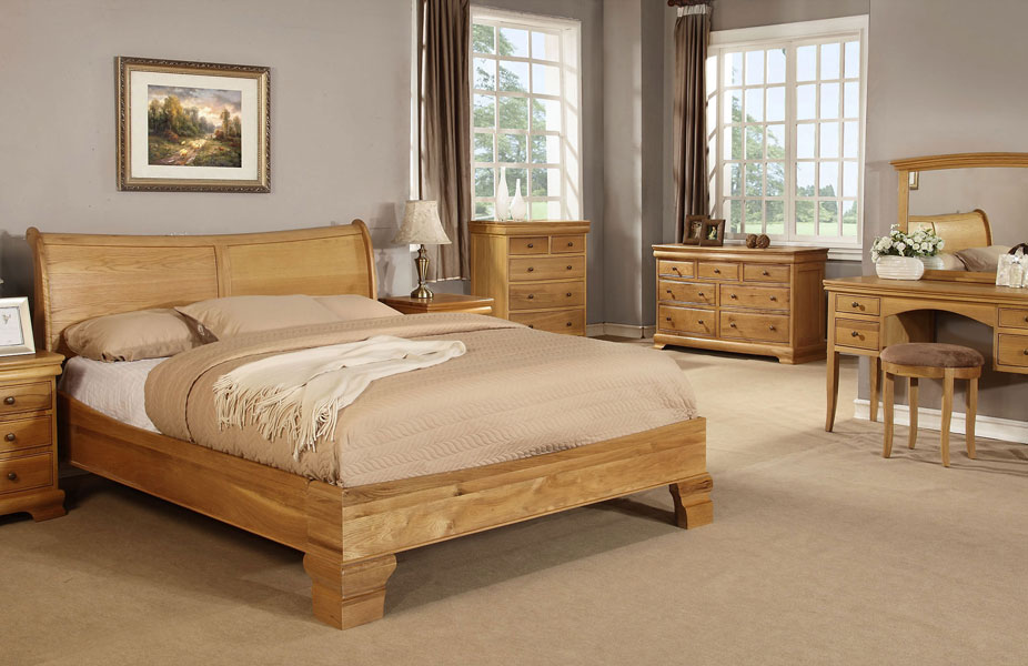 General Furniture Sweet Dreams Spencer Solid Oak Wooden Bed Frame - Double
