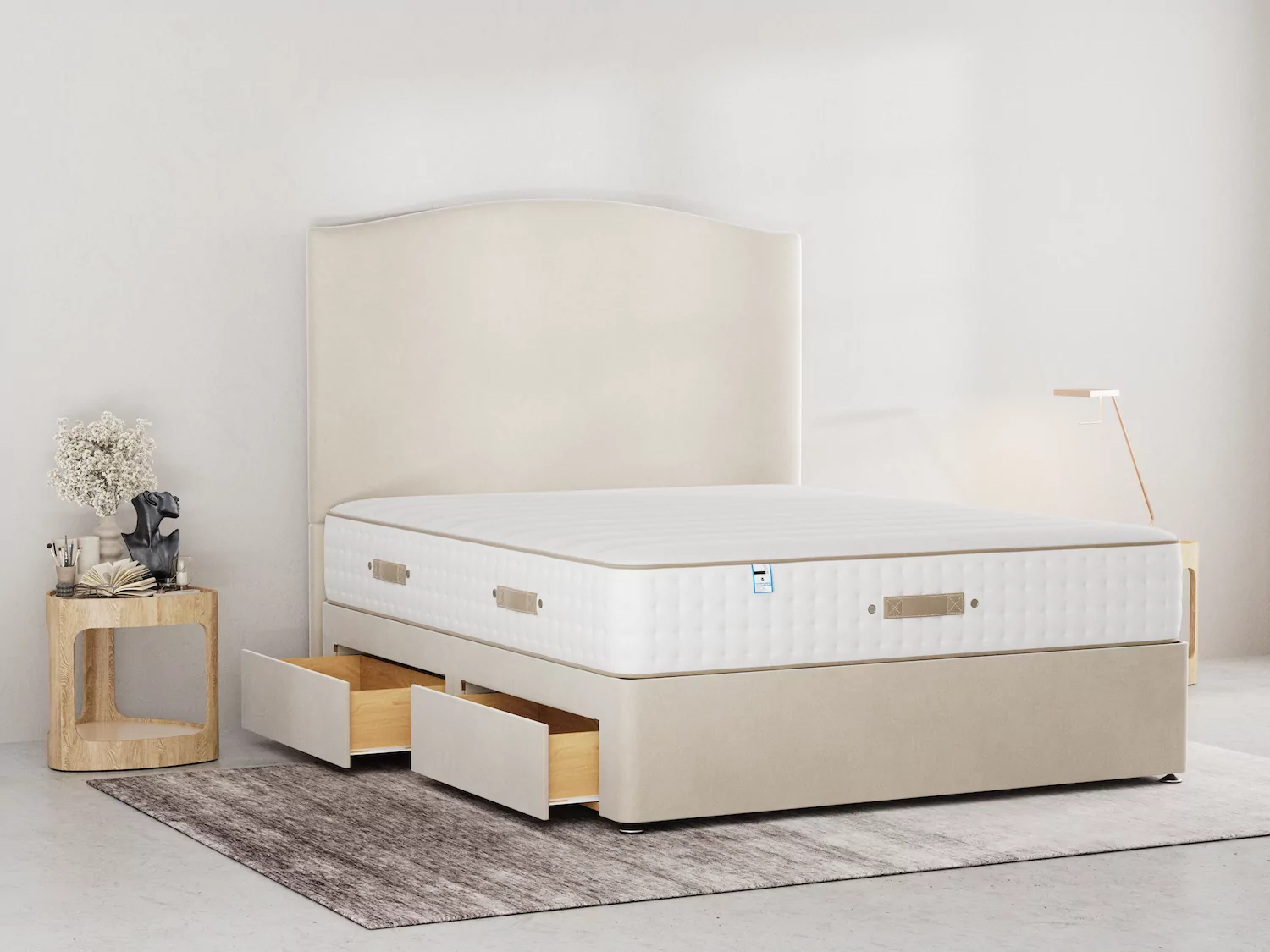 Joseph Crown Coronet Sprung Memory Divan Bed