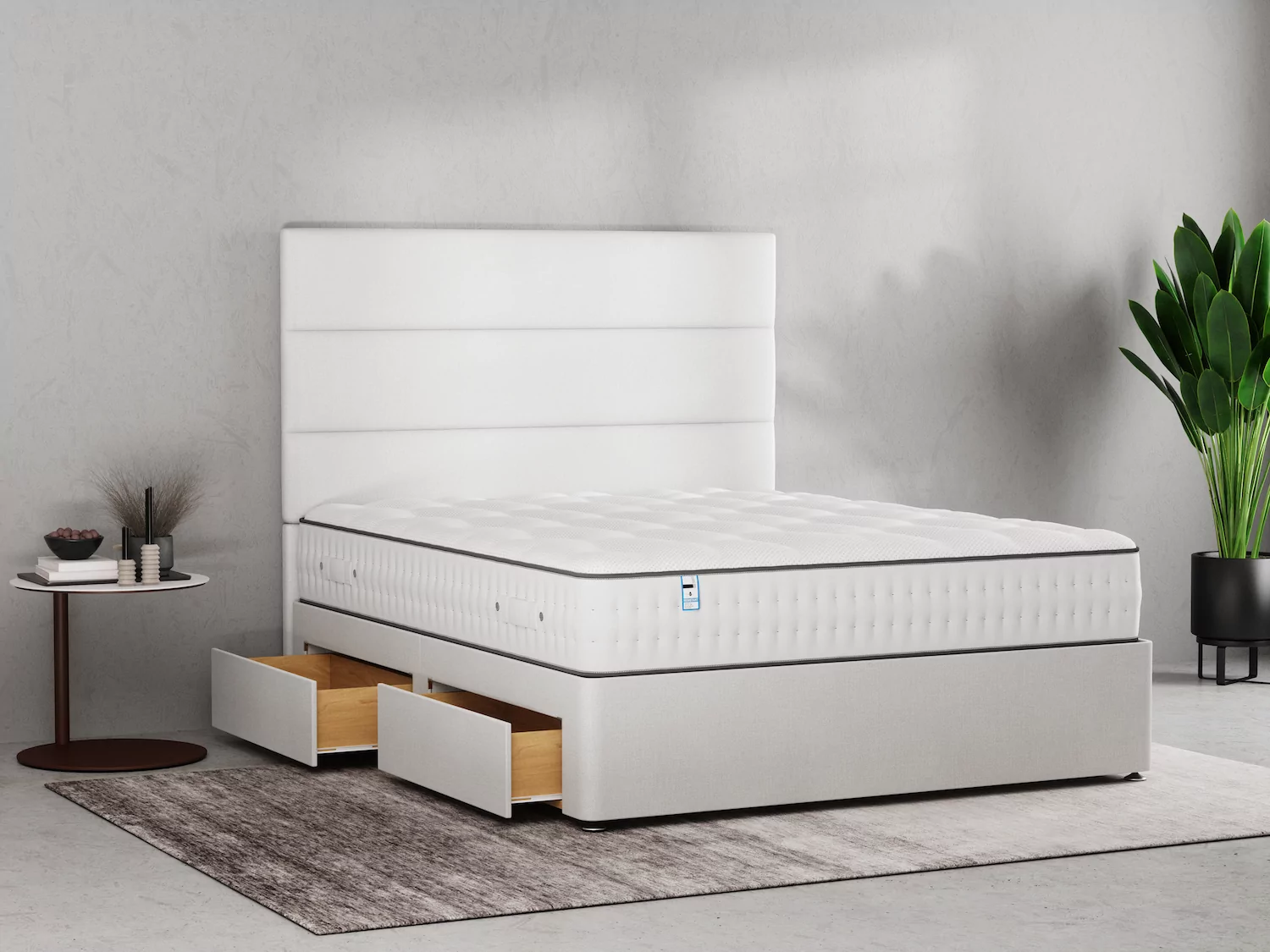 Luxury Pocket Spring 1500 Memory Foam Divan Bed