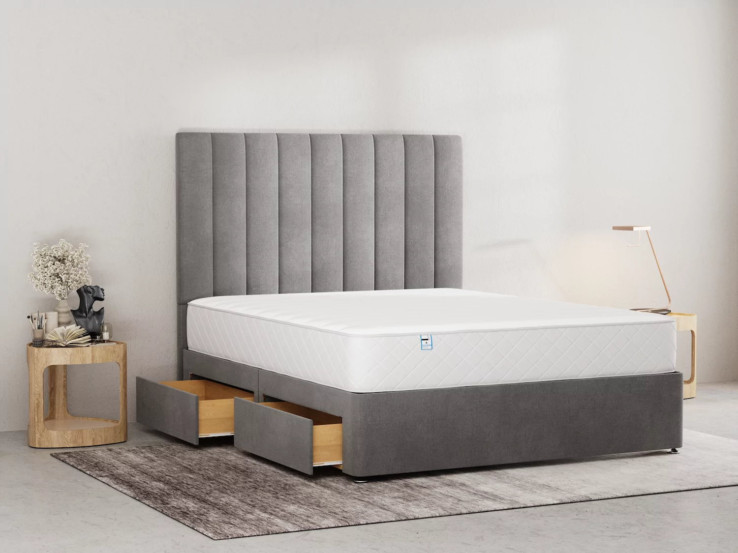 Prince Coil Spring Divan Bed With Rebounce