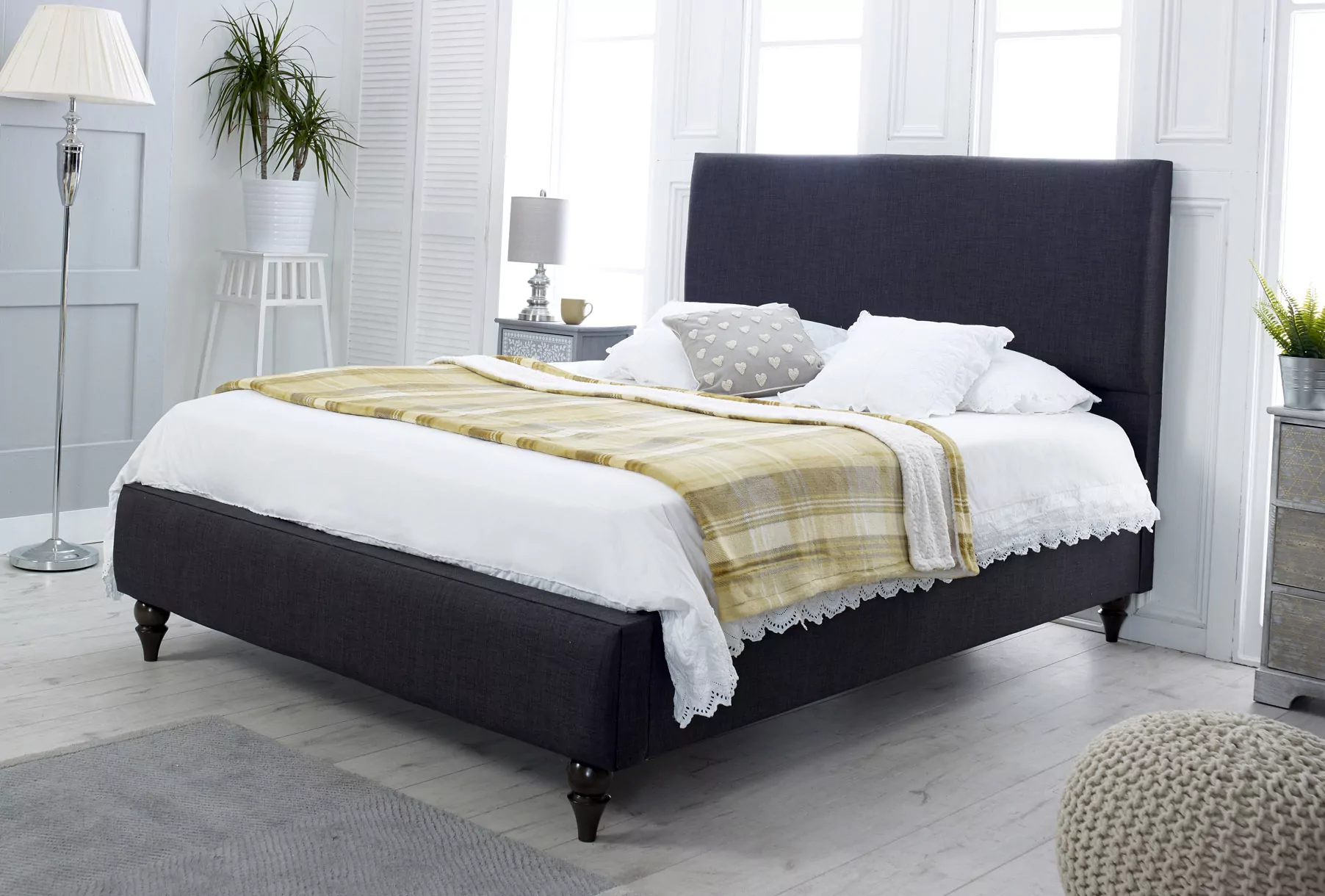 Mario Fabric Upholstered Bed Frame - Image 2