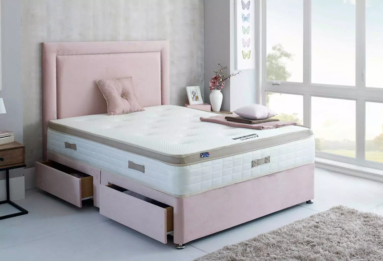 Majestic Pocket Spring 2000 Wool Divan Bed