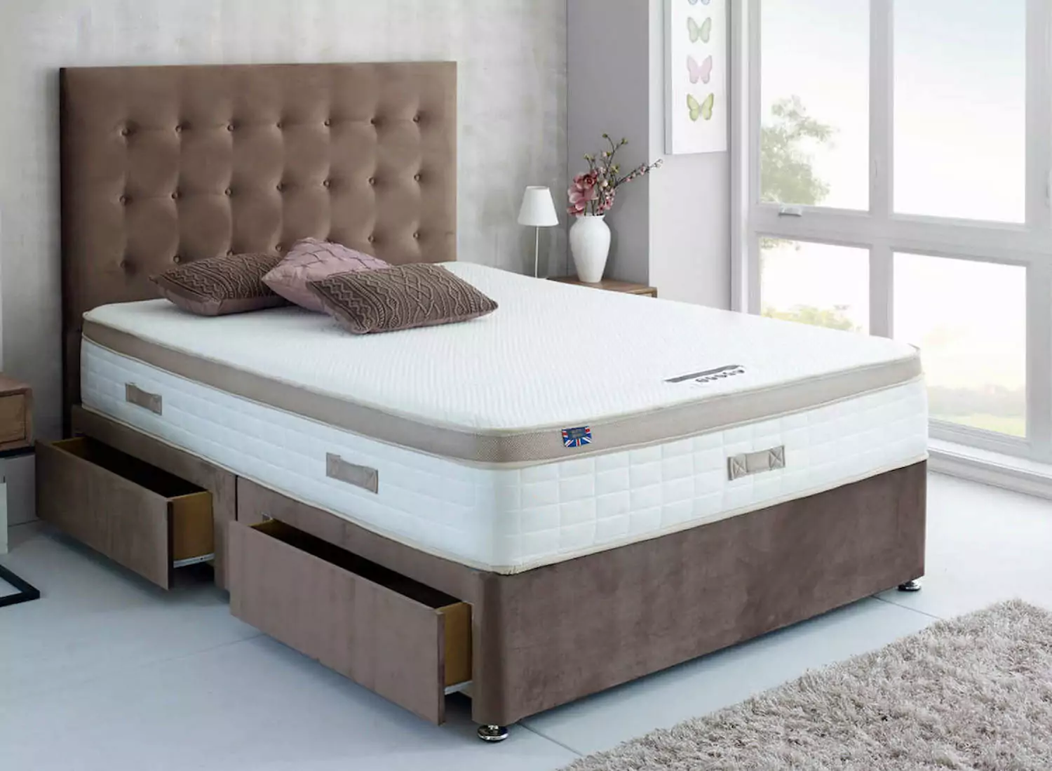 Posture Flex Memory Foam Orthopaedic Divan Bed