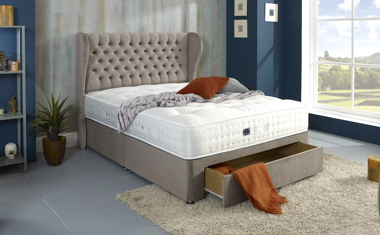 Joseph Galaxy Spring Series 1000 Latex Divan Bed