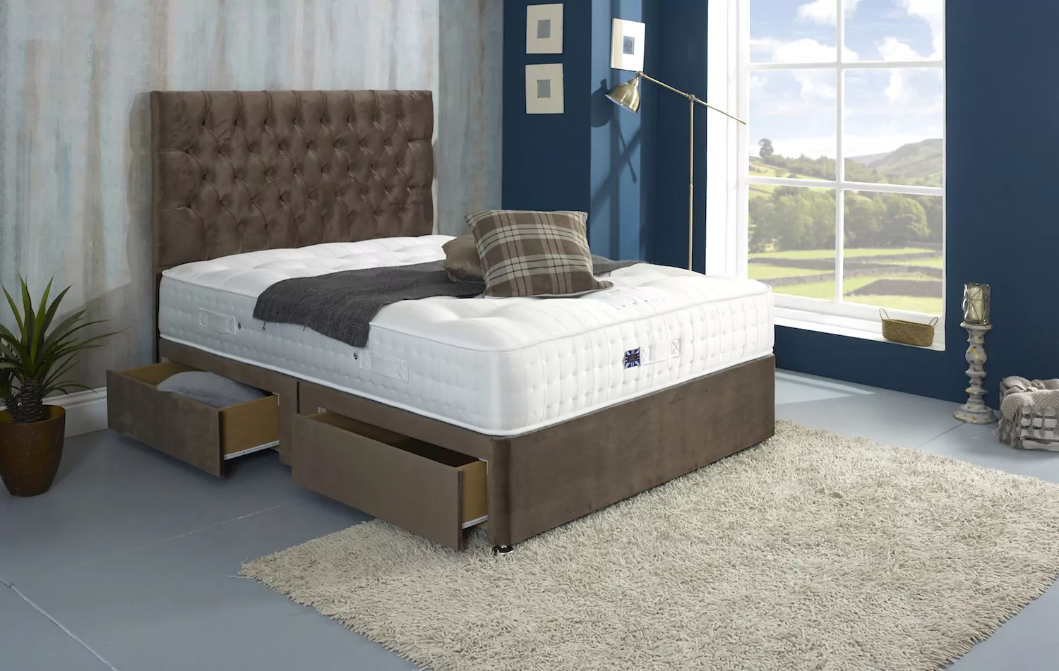 Joseph Imagine Sprung 1000 Memory Foam Divan Bed