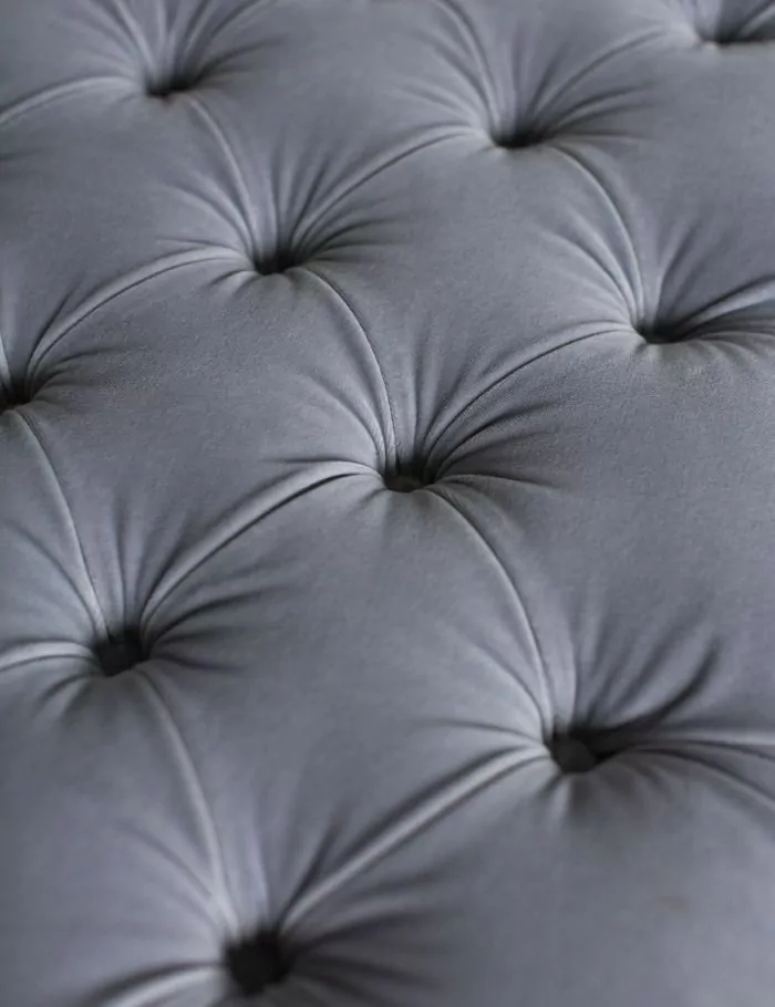 Reece Chesterfield Upholstered Sleigh Bed Frame - Image 2