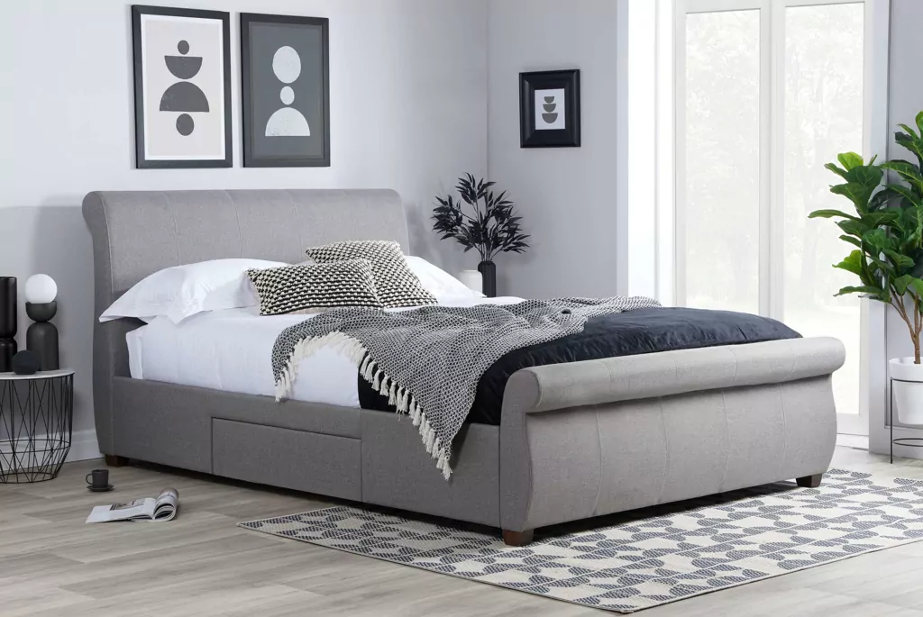 Birlea Lancaster Grey Bed Frame