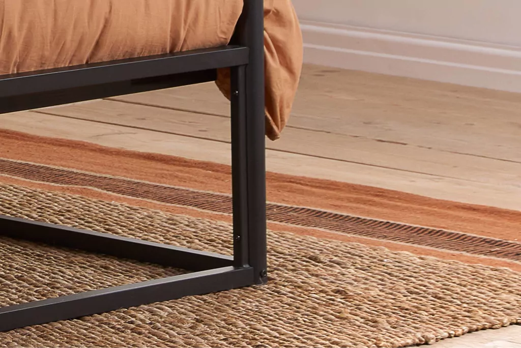 Birlea Farrington Black Metal 4 Poster Bed Frame - Image 3
