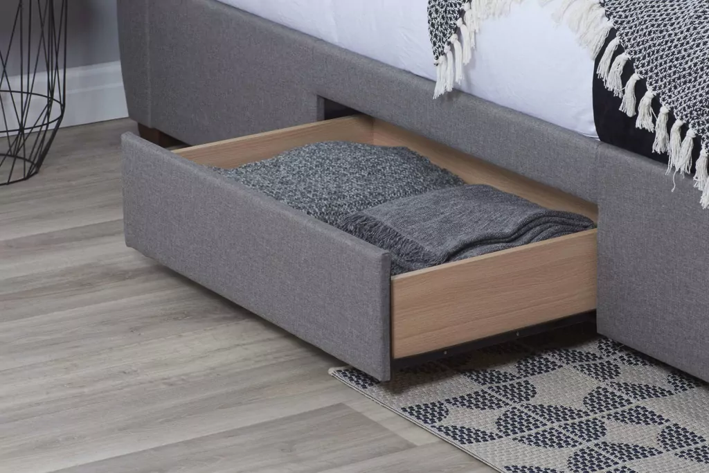 Birlea Lancaster Grey Bed Frame - Image 4