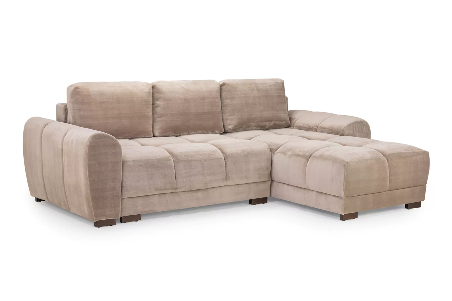 Azzuro Mocha Universal Corner Sofa Bed