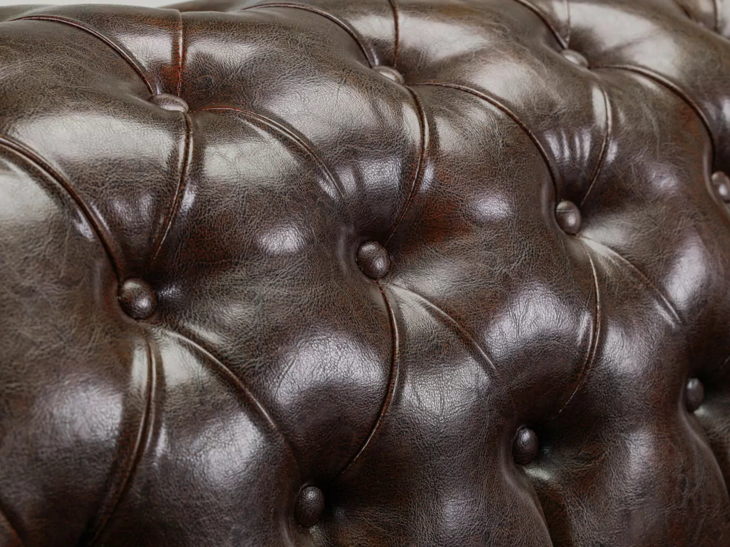 Chesterfield Antique Brown Large Corner Sofa - Image 3