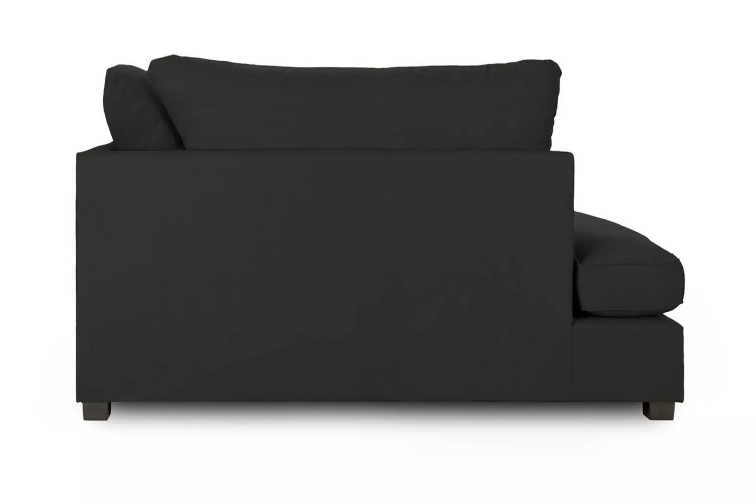 Carnaby Black U Shape Corner Sofa Including Footstool - Image 6