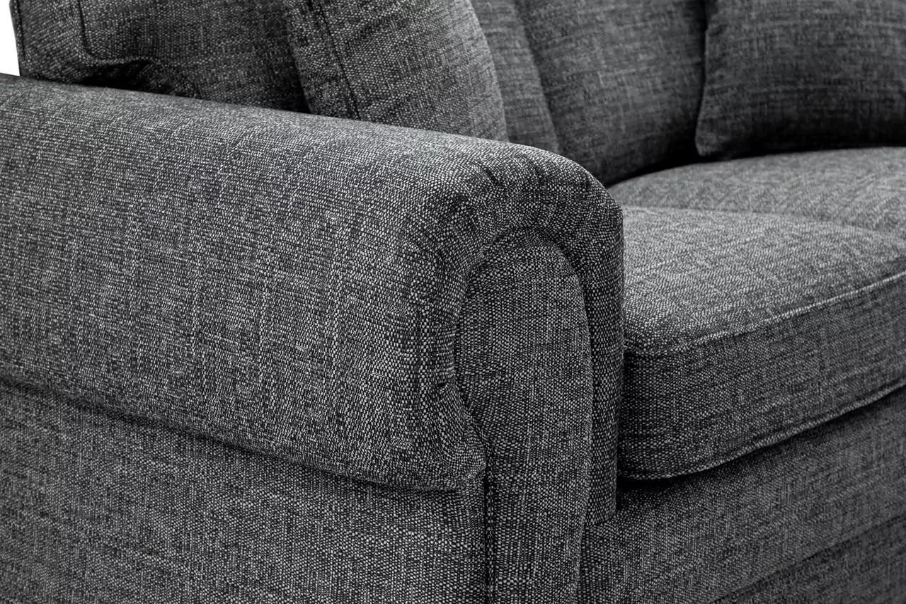 Wilcot Grey 3 Seater Sofa - Image 3