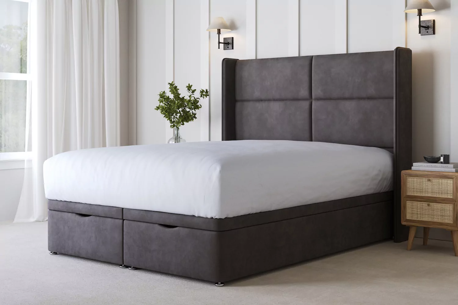 Ava Ottoman Storage Bed Including Headboard - Image 3