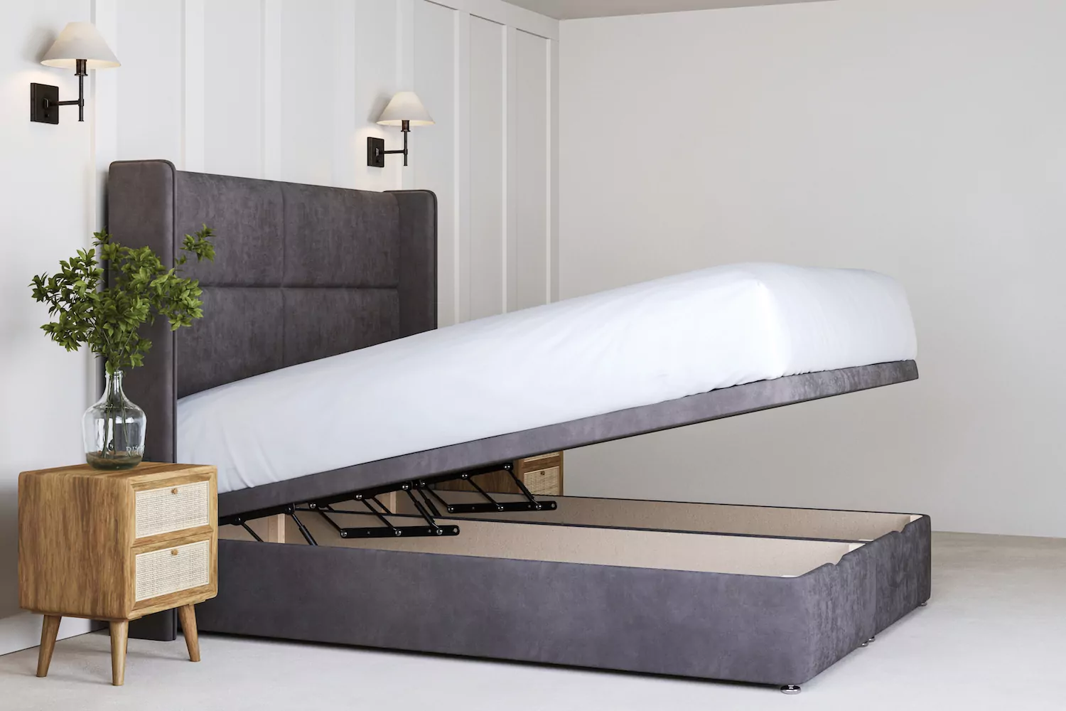 Ava Ottoman Storage Bed Including Headboard - Image 2