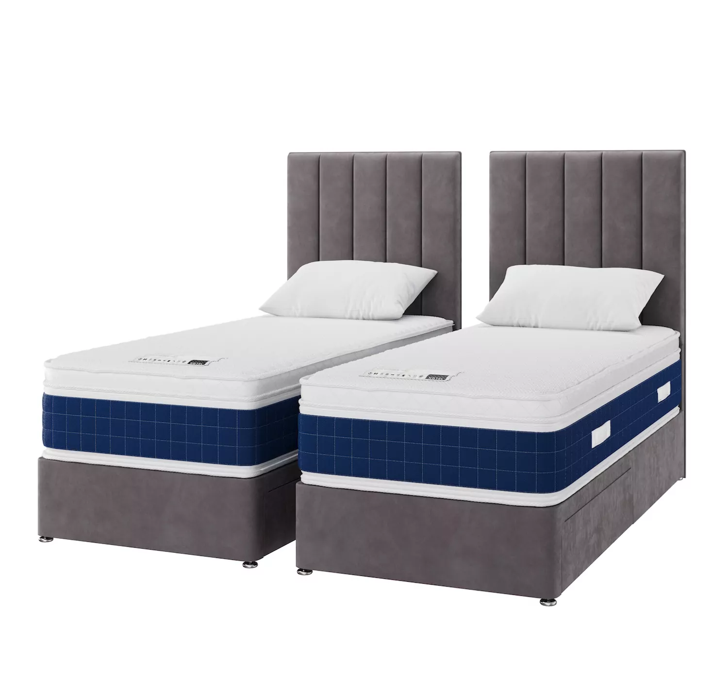 Zip and Link Hotel Standard 3000 Memory Pillowtop Divan Set - Image 2