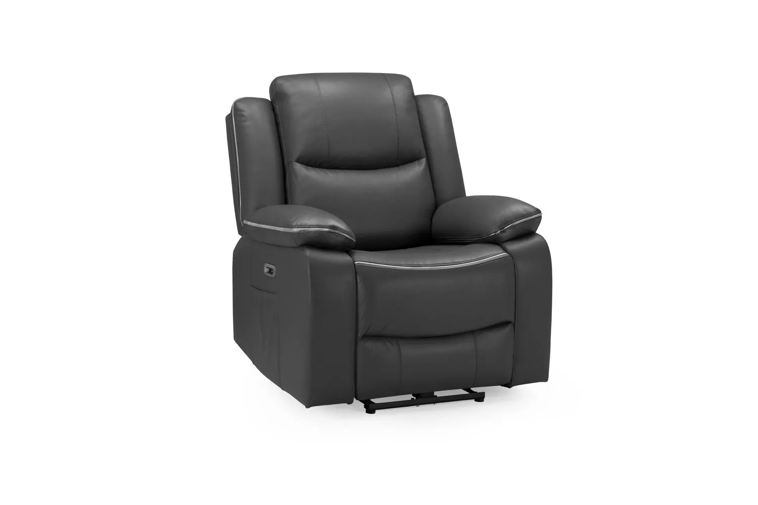 Harald Black Recliner Armchair Sofa