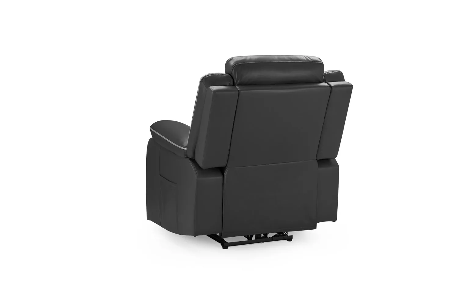 Harald Black Recliner Armchair Sofa - Image 2