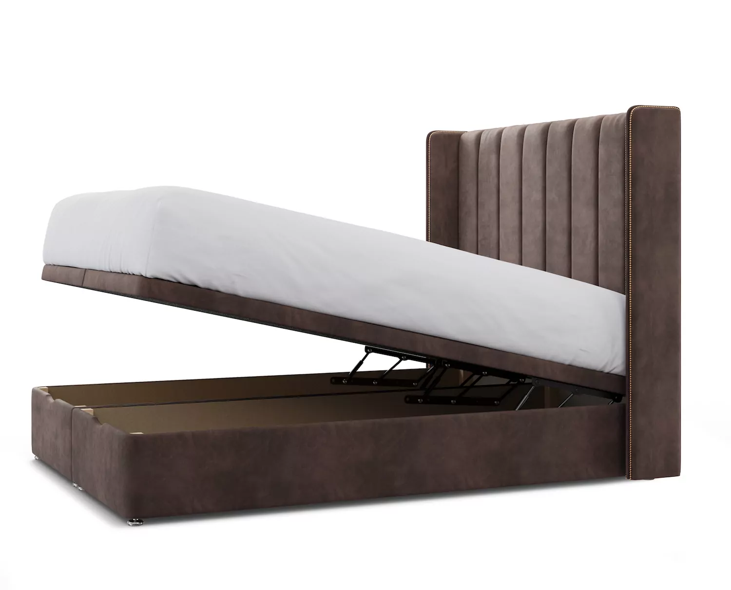 Lineo Ottoman Storage Bed Including Headboard