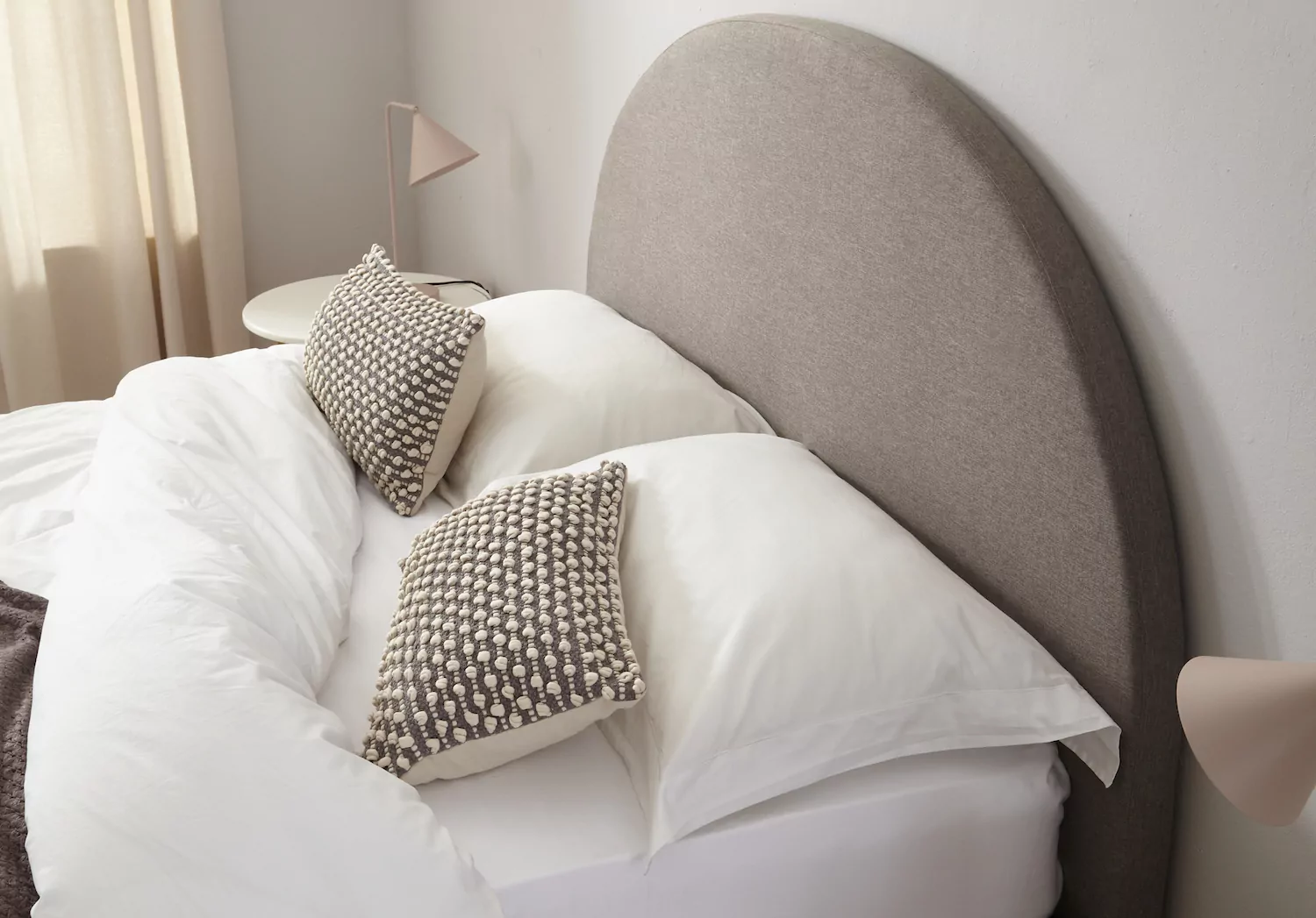 Madrid Fabric Ottoman Storage Bed Frame Light Grey - Image 3