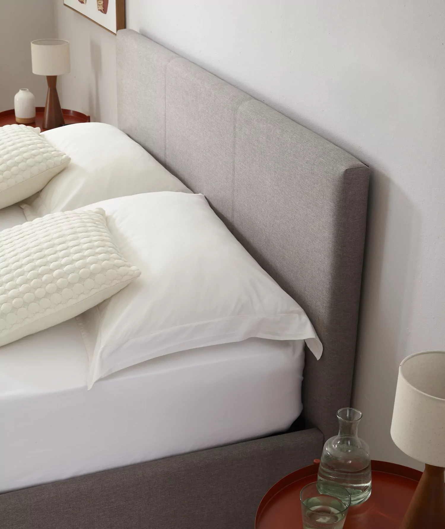 Tokyo Ottoman Storage Bed Frame Light Grey - Image 4